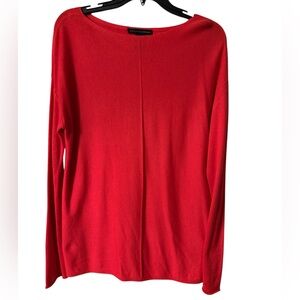 Grace Elements Coral/red oversized Knit Top size small